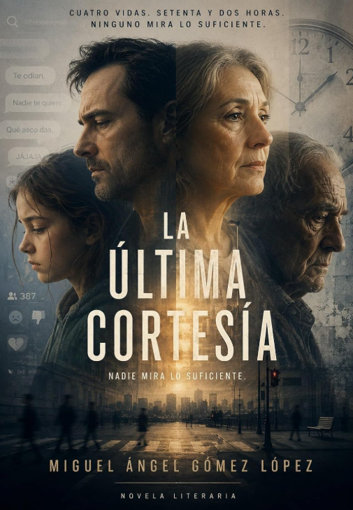 Portada de La Última Cortesía, de Miguel Ángel Gómez López